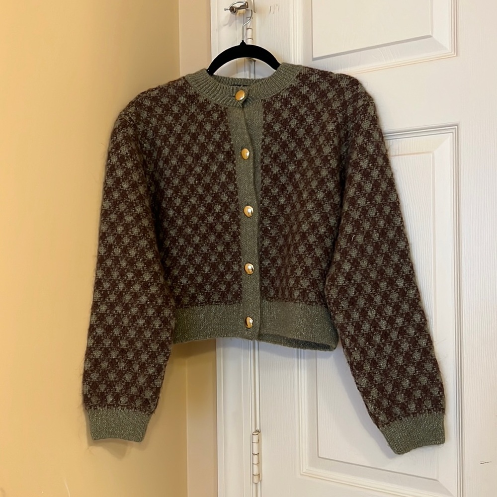 *Brand New* Zara Knit Cardigan with Gold Buttons